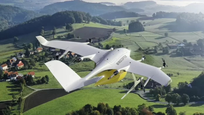 Wingcopter and the Frankfurt University of Applied Sciences (Frankfurt UAS) launched the “Drohnen-Lastenrad-Express-Belieferung“ (“Drone-Cargo Bike Express Delivery”) project.