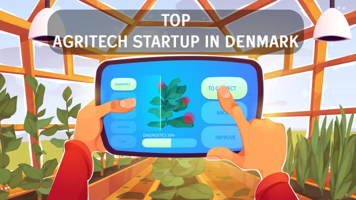 AgroSense, Tamuza, FieldSense, AgroIntelli, ROEQ, Vind-Vand, NextFarm, ROCKWOOL, Agro Business Park, and Vegger are Top 10 Agritech Startup in Denmark.