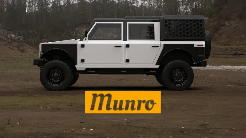 Glasgow-based Munro Vehicles secures £1 million in funding. a manufacturer of all-electric 4×4 vehicles and Scotland’s only volume production car company.