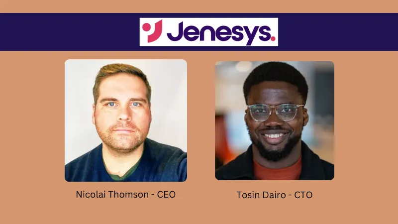Jenesys AI, a London-based startup, raises €1 million Pre-Seed Funding. Veteran AI investors Nick Slater and John Spindler of London's Twin Path Ventures led the investment round, with participation from seasoned US and UK angel investors as well as Fuel Ventures, Antler, and Hatcher+ in Singapore.