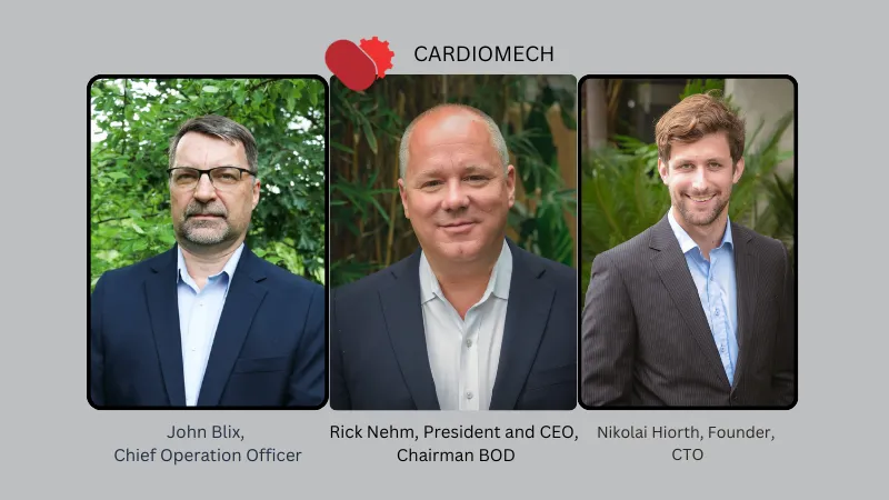 Norway-based Medical Device Company CardioMech Secures $13M in Funding. CardioMech received strong financial support from existing and new investors, including a non-disclosed strategic investor.