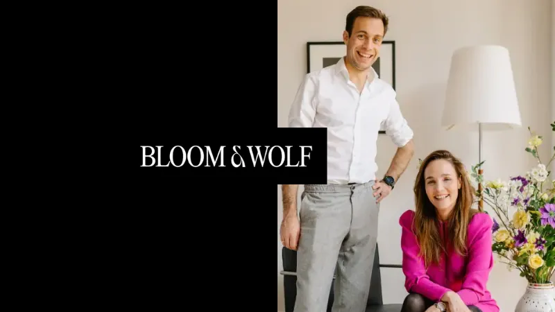 The €1.4 million pre-seed funding round for Amsterdam-based Bloom & Wolf, a luxury silk flower manufacturer, has concluded. CapitalT is leading the round, with angel investors and Joanna Invests joining.