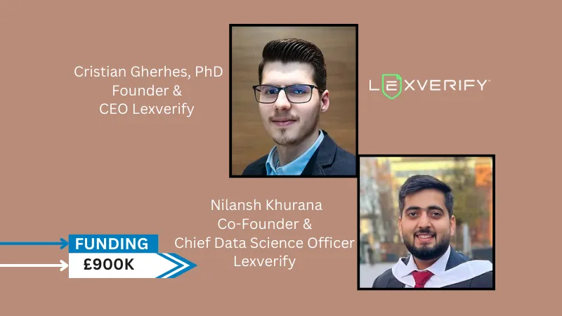 Lexverify, a provider of an AI-powered risk management assistant, secures £900K in seed funding. Midven, a division of Future Planet Capital Group, led the round, which included £350K from Raspberry Ventures, The LegalTech Fund, and angel investors Richard Yorke, Mark Watkin Jones, Jonathan Scudder, Richard Grethe, and Karl Wyborn, in addition to £550K from the Midlands Engine Investment Fund (MEIF 1) through the MEIF West Midlands Equity Fund.
