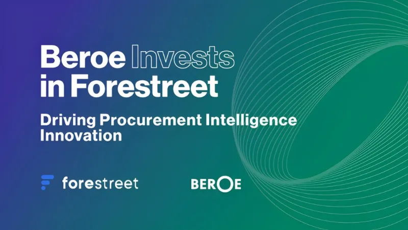 Beroe, the provider of the SaaS procurement intelligence and analytics platform used by the majority of Fortune 500 companies, announced a strategic investment in Forestreet, the leading artificial intelligence-driven software solution for supplier and innovation discovery. Building on Beroe’s existing partnership with Forestreet, this investment will drive further joint innovation to support the incorporation of the latest AI technology in category- and supplier-level intelligence. The deal will also see Beroe Founder and CEO, Vel Dhinagaravel, join Forestreet’s board of directors.