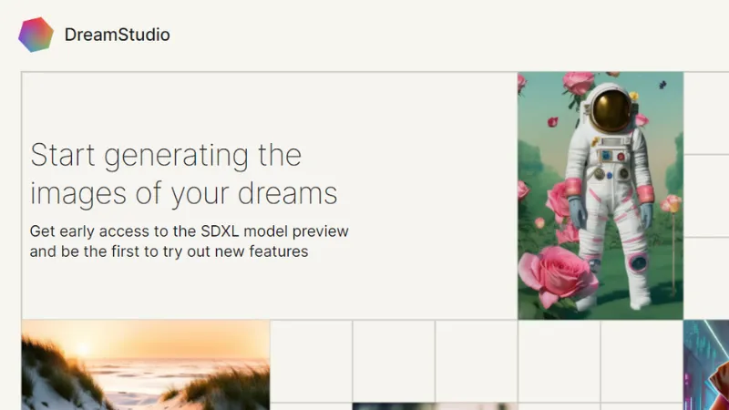 Dream Studio for AI image generation