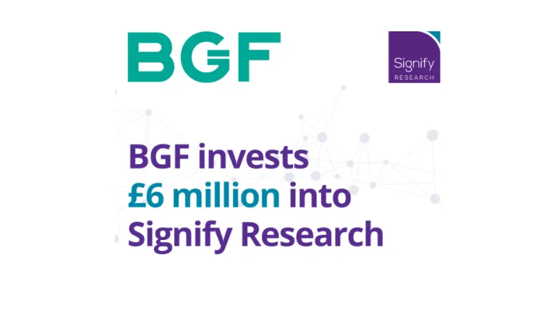 Signify Research funding news - UK-based Signify Research Secures £6Million in Funding