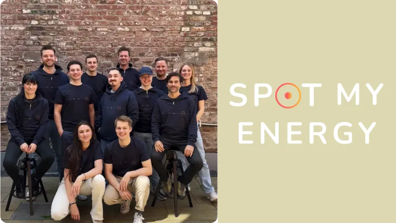 SpotmyEnergy funding news - Cologne-based SpotmyEnergy has Raised €10.5 Million in Seed Funding