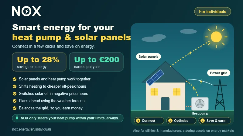 Smart energy for your heat pump and solar panels