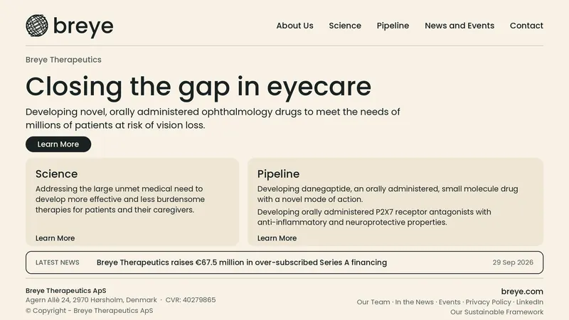Breye, closing the gap in eyecare