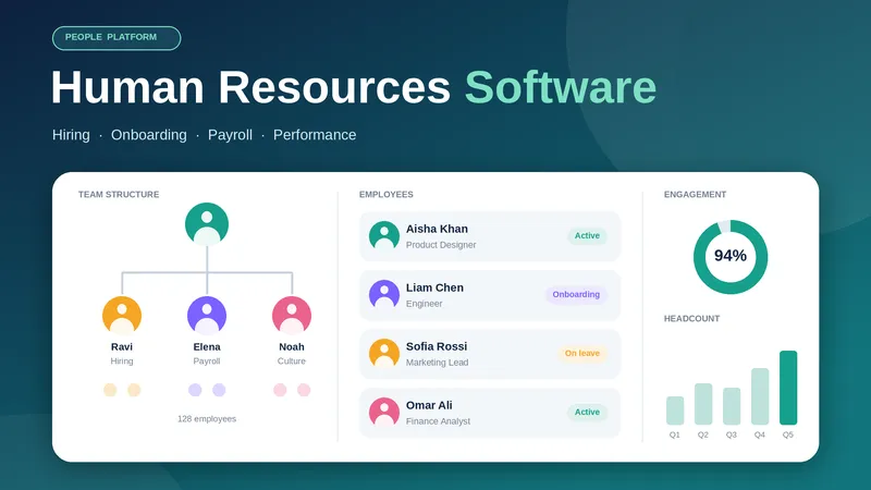 Human Resources Software: Features, Benefits, Types, and Best Solutions