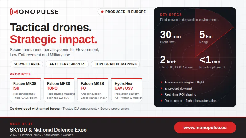 Secure European UAVs for government, law enforcement and military