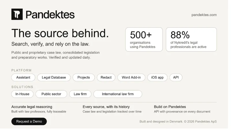 The source behind. Search, verify, and rely on the law