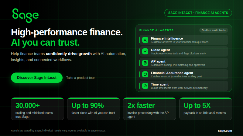 Sage Accounting Best for Managing Finances