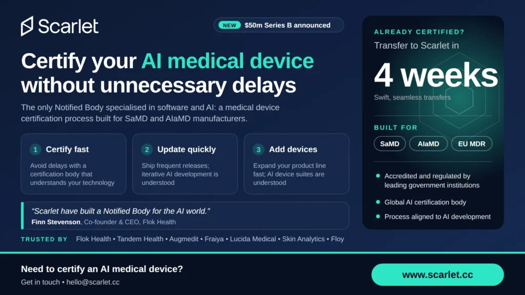 Certify your AI medical device without unnecessary delays.