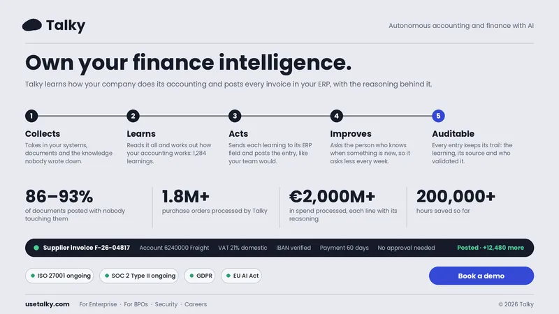 Own your finance intelligence.
